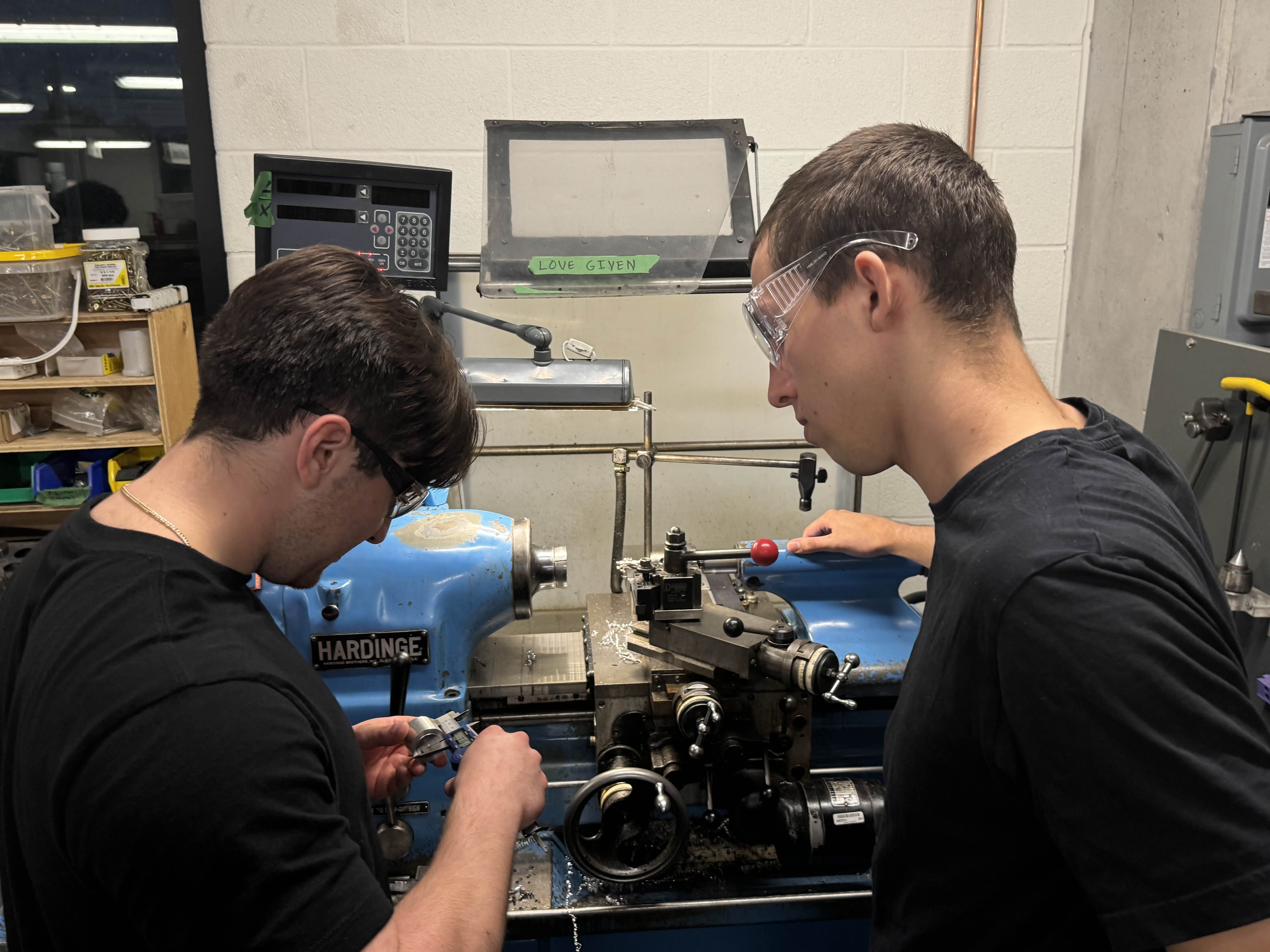 CNC machining a part